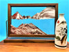 Picture of KB Collection Landscape Walunt Sand Art with vase- By Klaus Bosch sold by MovingSandArt.com