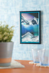 Picture of KB Collection Movie Series Wall Mount Aurora Borealis Sand Art vertical- By Klaus Bosch sold by MovingSandArt.com