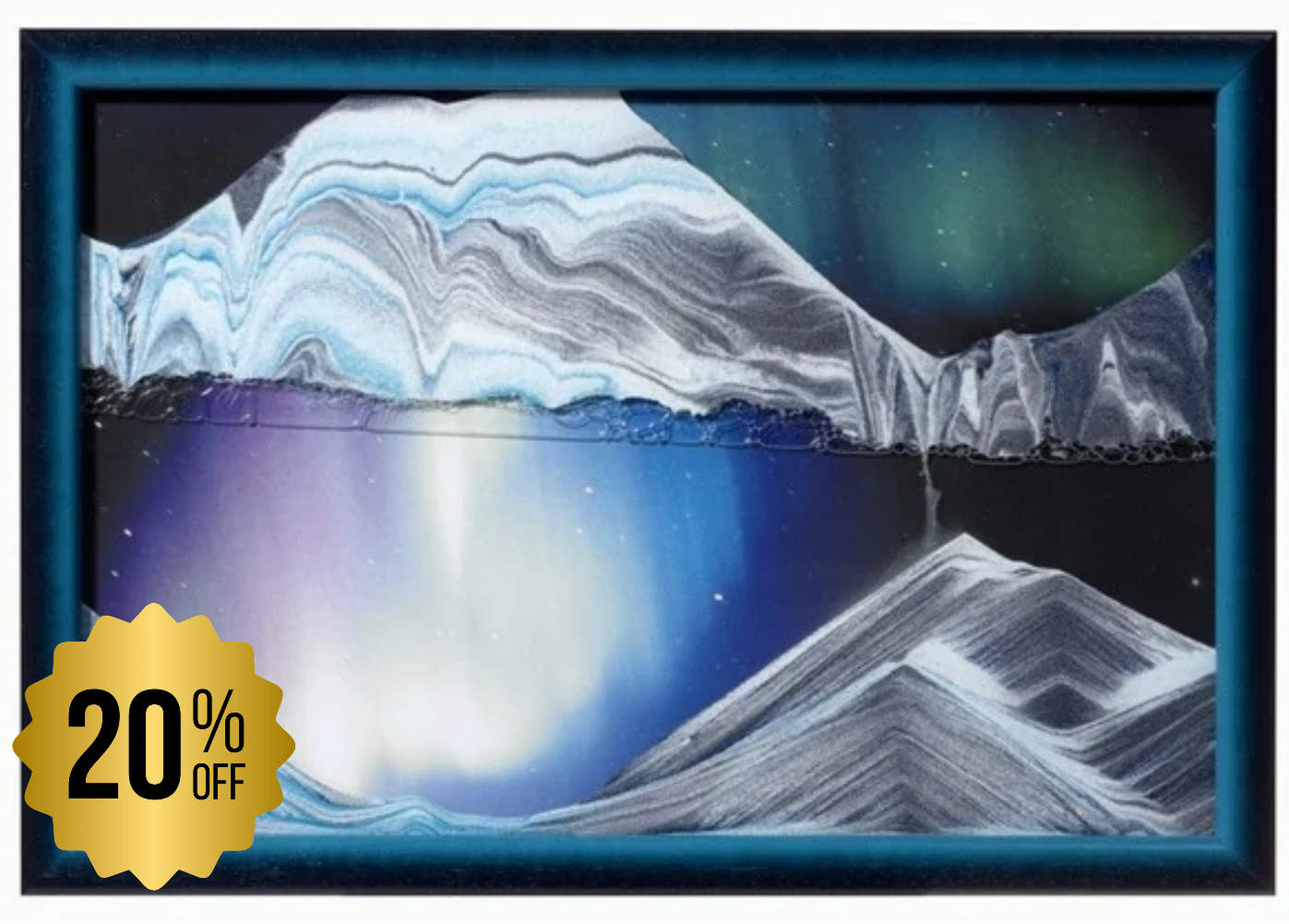 Aurora Borealis Movie Moving Sand Art- By Klaus Bosch