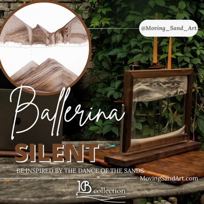 KB Collection Ballerina Silent is a Walnut Wood Frame sand art available on Movingsandart.com