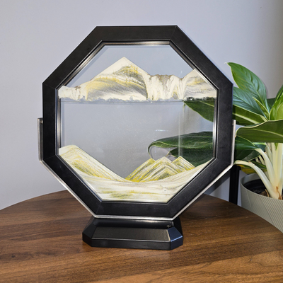 Octarine Bumblebee - One of a kind- Moving Sand Art- By Klaus Bosch