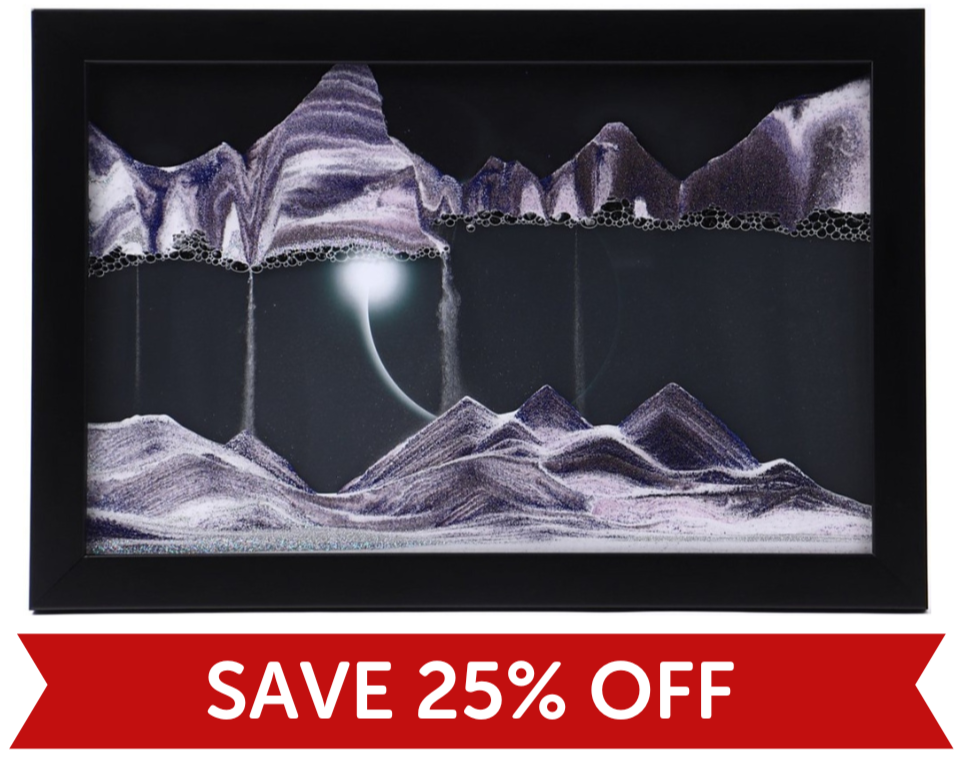 Diamond Ring Eclipse Movie Moving Sand Art- By Klaus Bosch