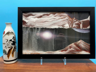 Picture of KB Collection Movie Series Wall Mount Outer Space Sand Art with vase- By Klaus Bosch sold by MovingSandArt.com