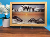 Picture of KB Collection Movie Series Wall Mount Sunset Sand Art with flowers- By Klaus Bosch sold by MovingSandArt.com