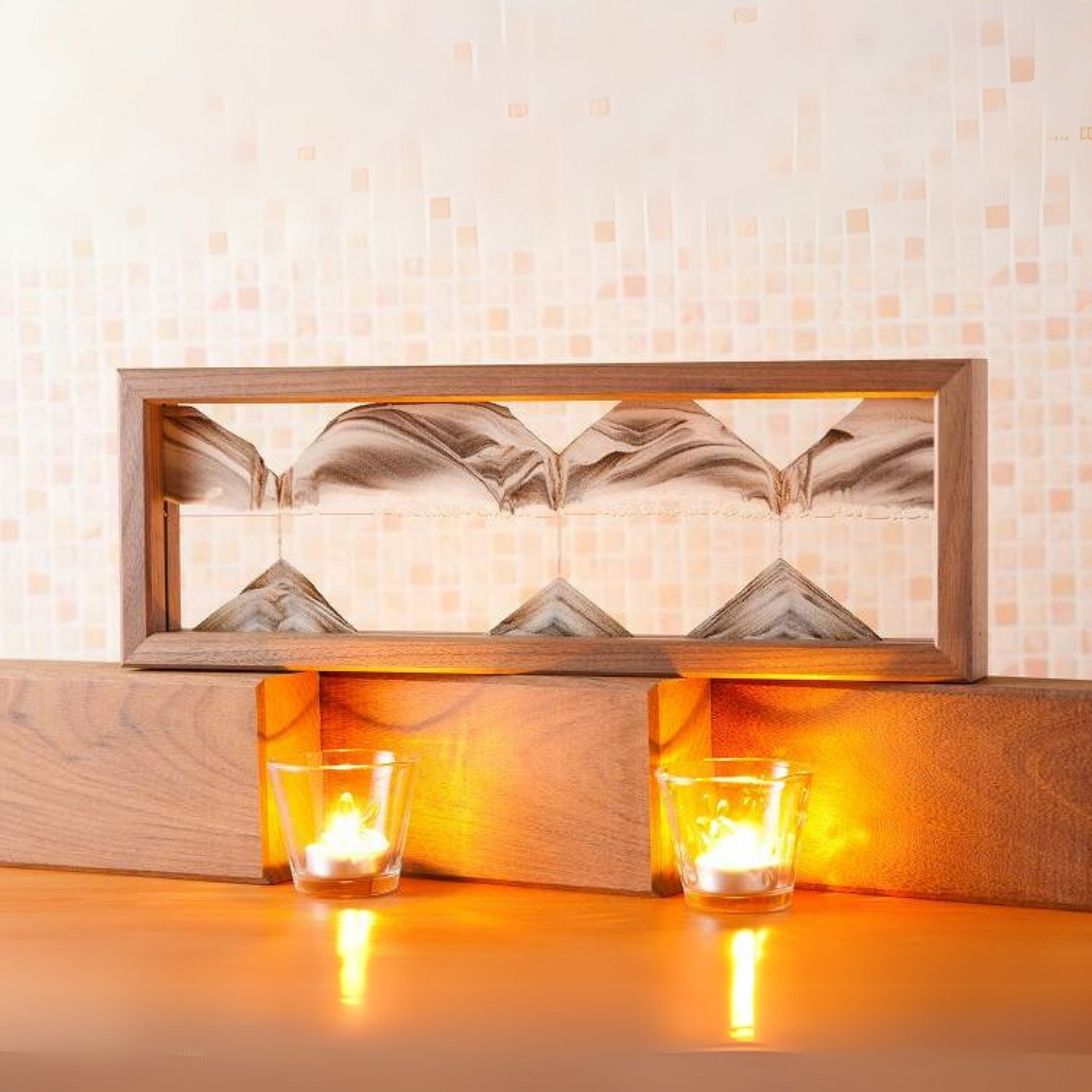 Triple-X Walnut Moving Sand Art- By Klaus Bosch Triple-X Walnut Moving Sand Art- By Klaus Bosch