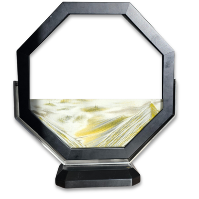 Octarine Bumblebee - One of a kind- Moving Sand Art- By Klaus Bosch