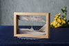Picture of KB Collection Horizon Canyon Sand Art with yellow flowers- By Klaus Bosch sold by MovingSandArt.com