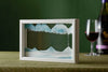 Picture of KB Collection Horizon Iceberg Sand Art with wine- By Klaus Bosch sold by MovingSandArt.com