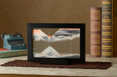 Picture of KB Collection Silhouette Glowbee Black Glow in the dark Sand Art with books- By Klaus Bosch sold by MovingSandArt.com