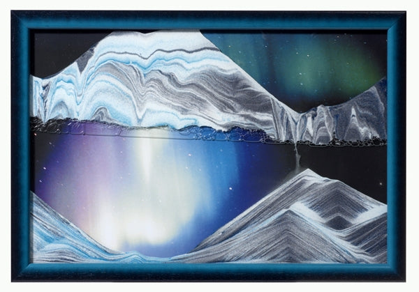 Picture of KB Collection Movie Series Wall Mount Aurora Borealis Sand Art- By Klaus Bosch sold by MovingSandArt.com
