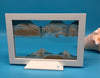 Picture of KB Collection Silhouette Blue Ocean Sand Art with shells- By Klaus Bosch sold by MovingSandArt.com