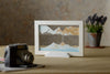 Picture of KB Collection Silhouette Blue Ocean Sand Art with camera- By Klaus Bosch sold by MovingSandArt.com