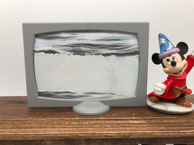 Picture of KB Collection Screenie Grey Sand Art Mickey Mouse- By Klaus Bosch sold by MovingSandArt.com
