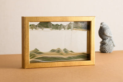 NEW! Horizon Rich Gold Moving Sand Art- By Klaus Bosch