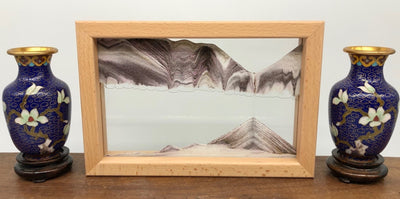 Picture of KB Collection Horizon Canyon Sand Art with vases- By Klaus Bosch sold by MovingSandArt.com