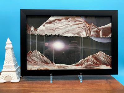 Picture of KB Collection Movie Series Wall Mount Outer Space Sand Art Eiffel tower- By Klaus Bosch sold by MovingSandArt.com