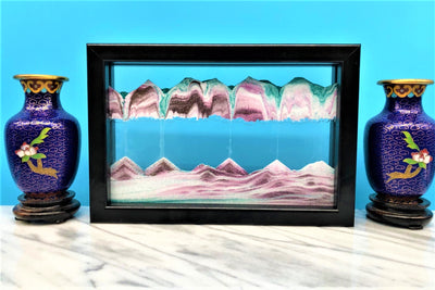 Picture of KB Collection Horizon Vista Sand Art with vases- By Klaus Bosch sold by MovingSandArt.com