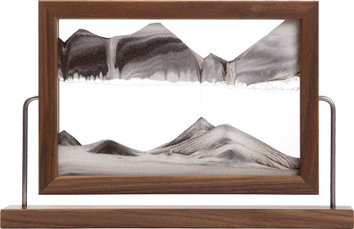 Picture of KB Collection Window Walnut Sand Art - By Klaus Bosch sold by MovingSandArt.com